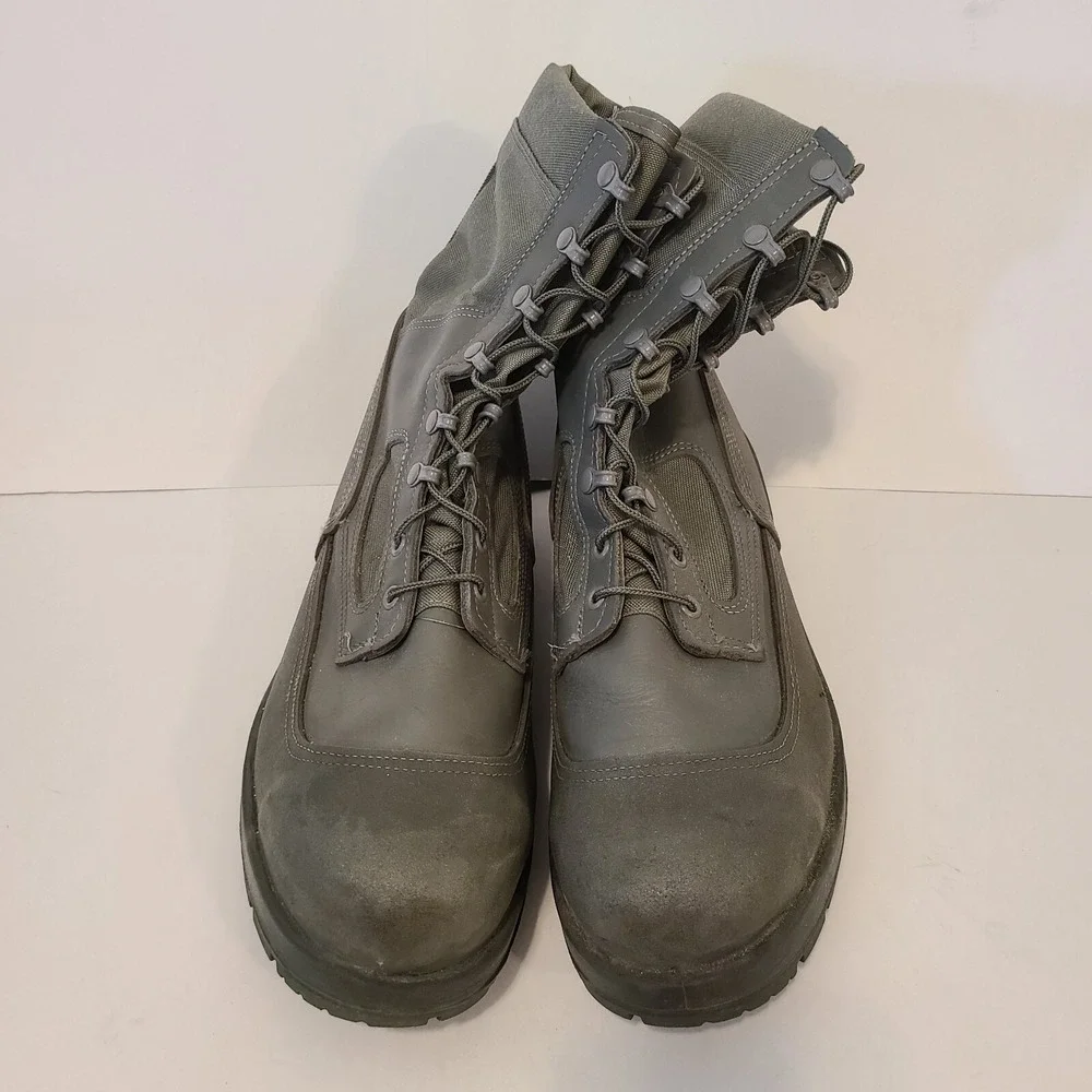 Mens BELLEVILLE 630 ST USAF Boots 13 R, Steel‎ Toe Vibram Sole Warm Weather